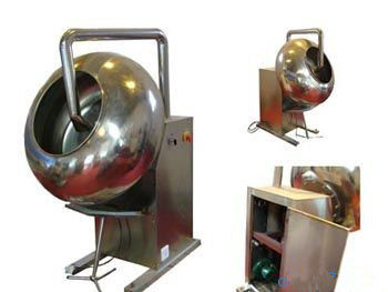 150 Kg / H Capacity Heating Pill Tablet Coating Machine For Food / Candy Industry